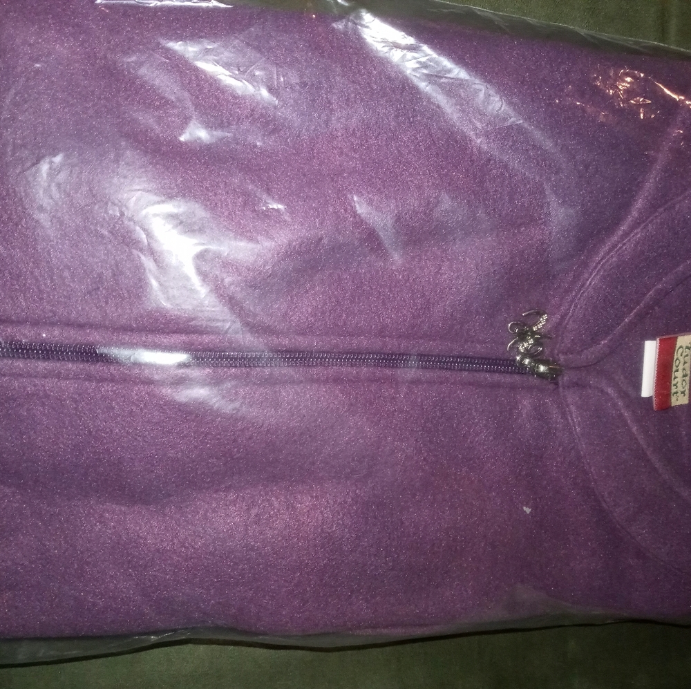 Fleece zip up jacket